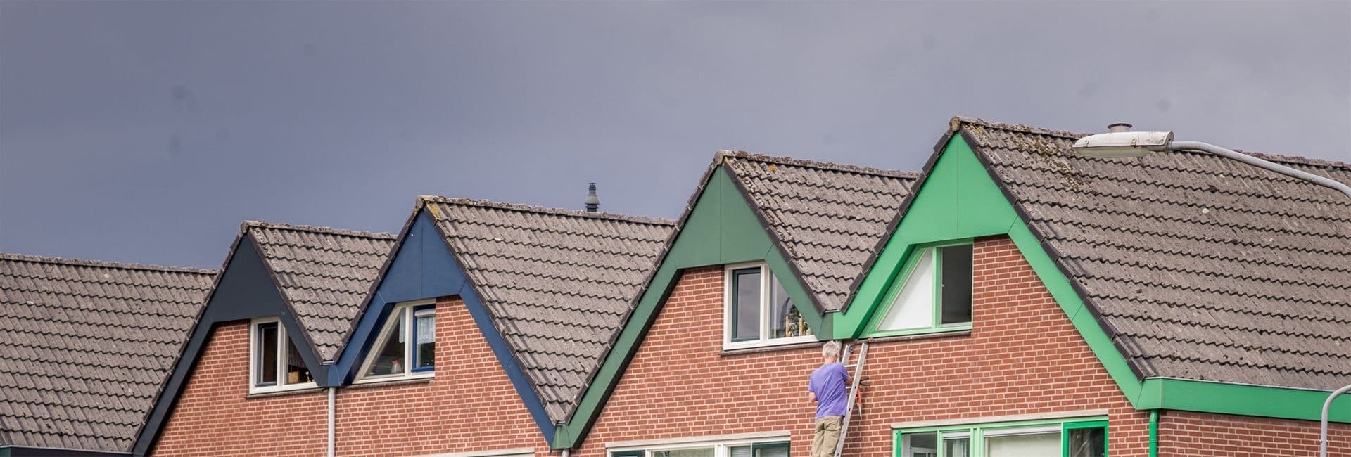 Daken van woningen