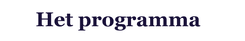Het programma